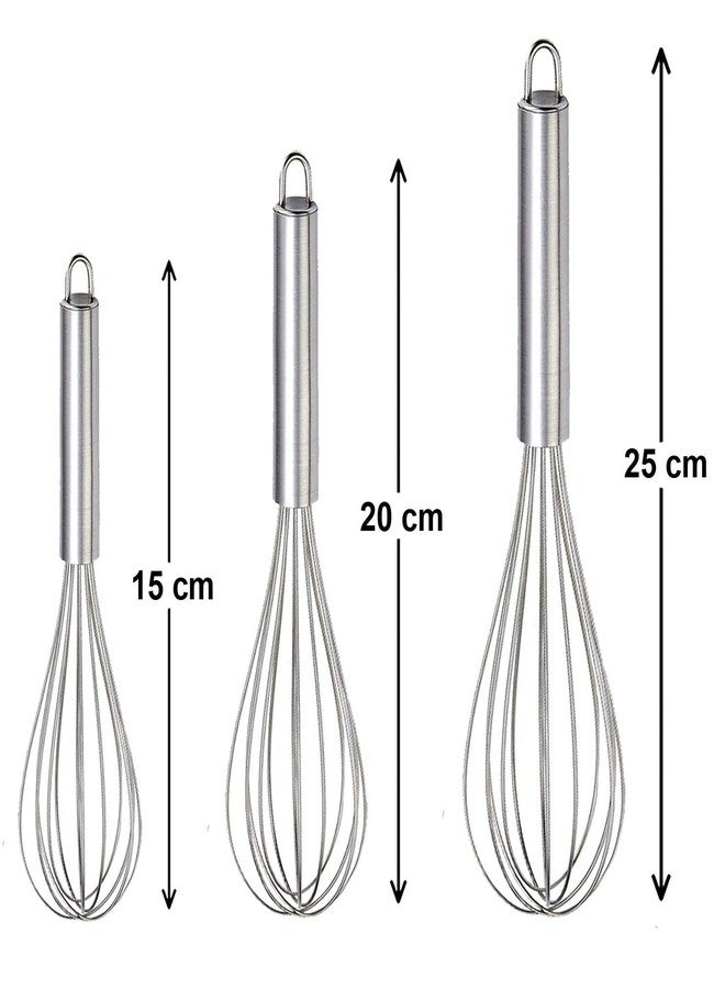faas Stainless Steel Hand Blender Mixer Froth Whisker Latte Maker for Milk Coffee Egg Beater Juice. (Set of 3) - Image 5